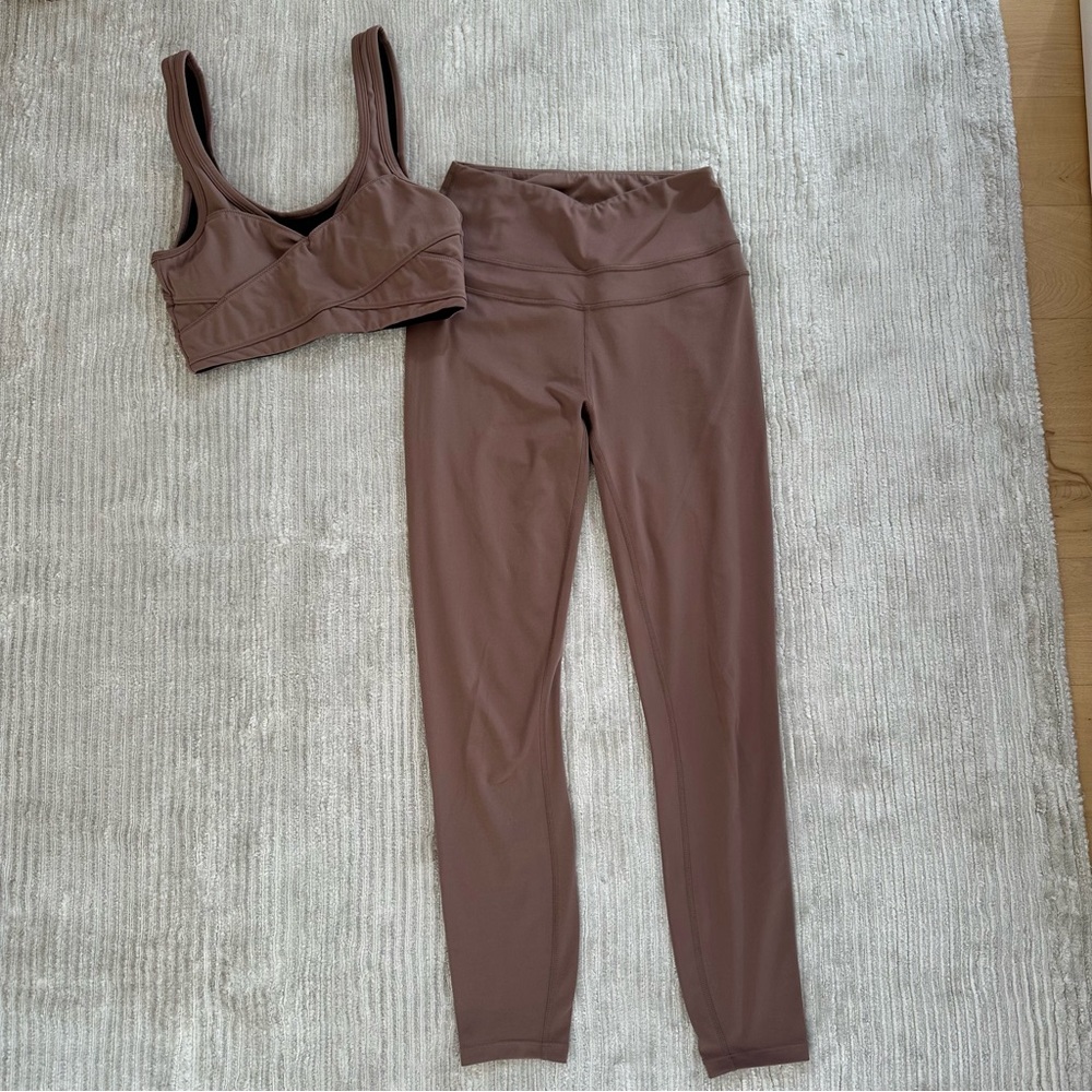 Varley Mauve Workout Set